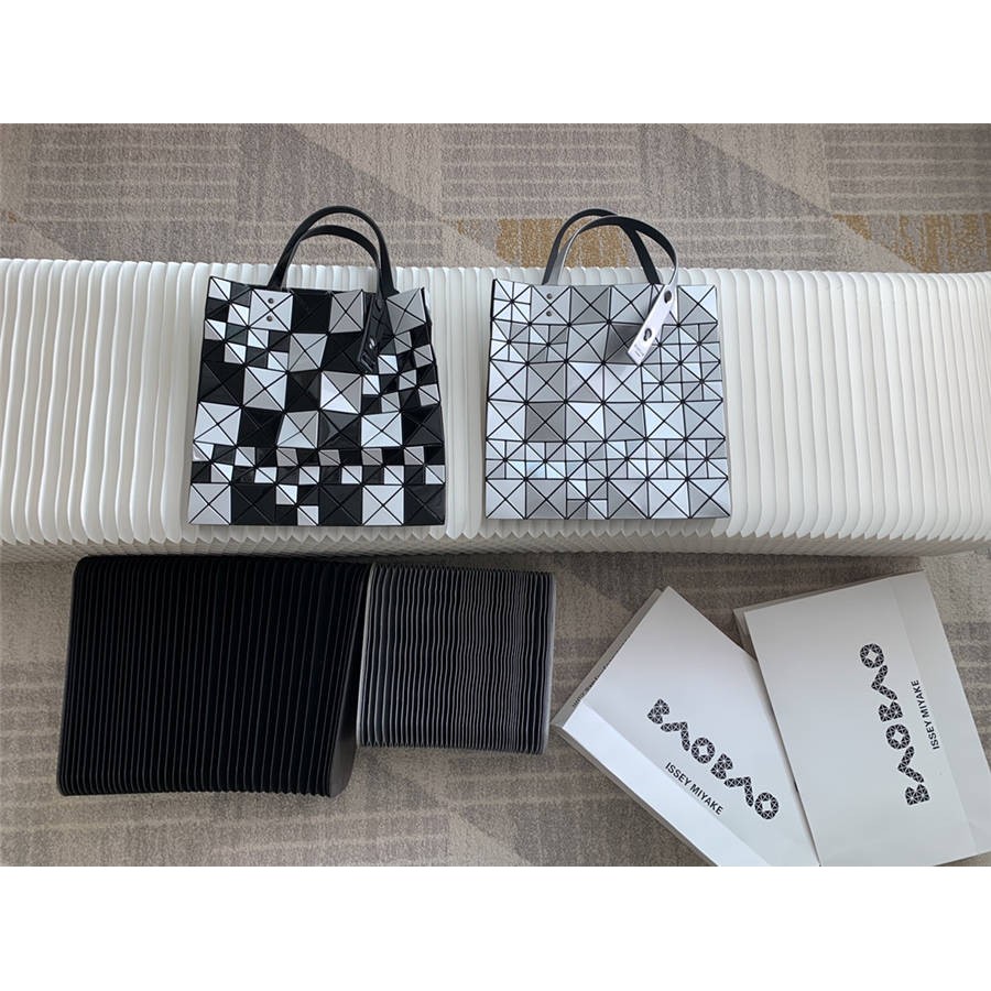 Issey Miyake colorblock handbag